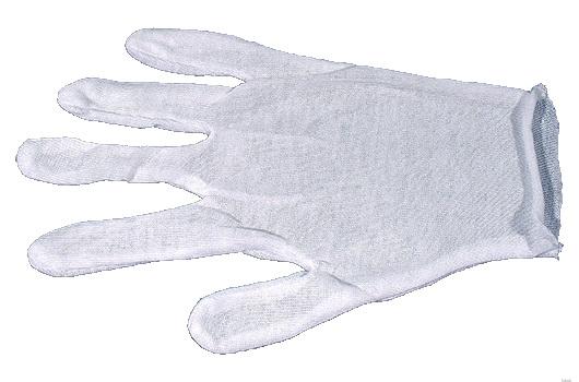 Cotton Gloves, 6 Pair